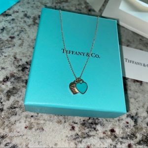 Authentic Tiffany & Co Silver Heart Necklace